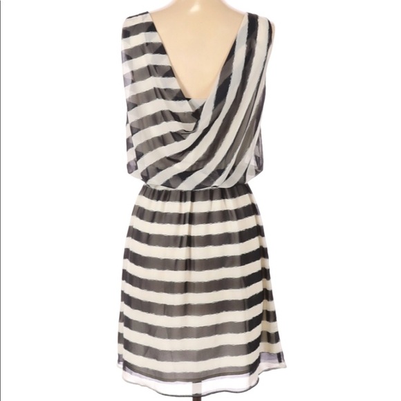 M M Couture black & white striped dress Size S Miss Me - Picture 3 of 5